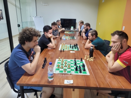 Gustavo Dam - Treinamentos e Palestras de Estratgia e Inovao - Segundo torneio amador de xadrez de Xanxer